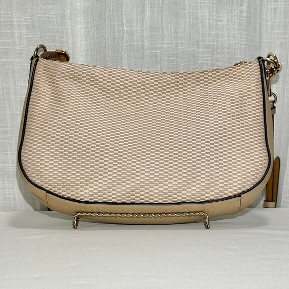 COACH Legacy Jacquard Chelsea Convertible Crossbody Shoulder Bag Beechwood 28892 - Picture 7 of 16